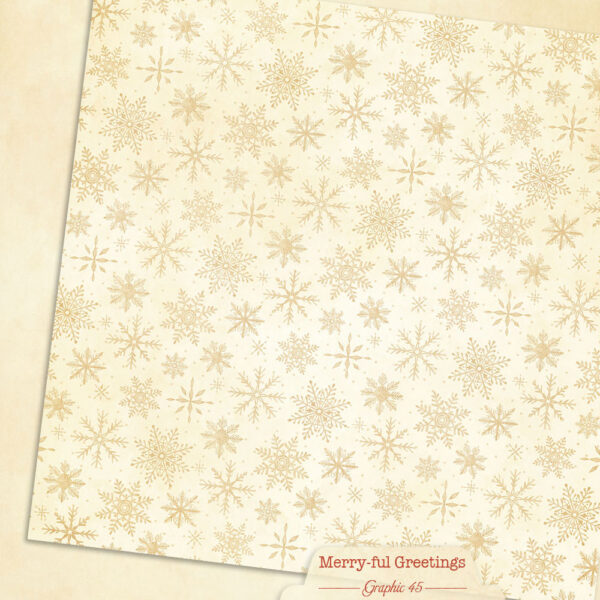 Graphic 45 - Merry-ful Greetings - Paper Pad - 12 x 12"