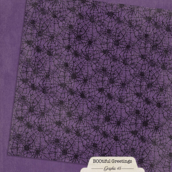 Graphic 45 - BOOtiful Greetings - Paper Pad  8x8"
