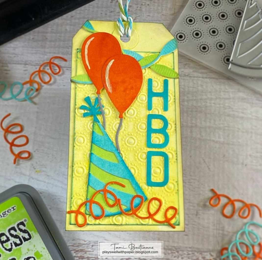 Sizzix -  Tim Holtz - Celebrate Sidekick Dies and Texture Fade