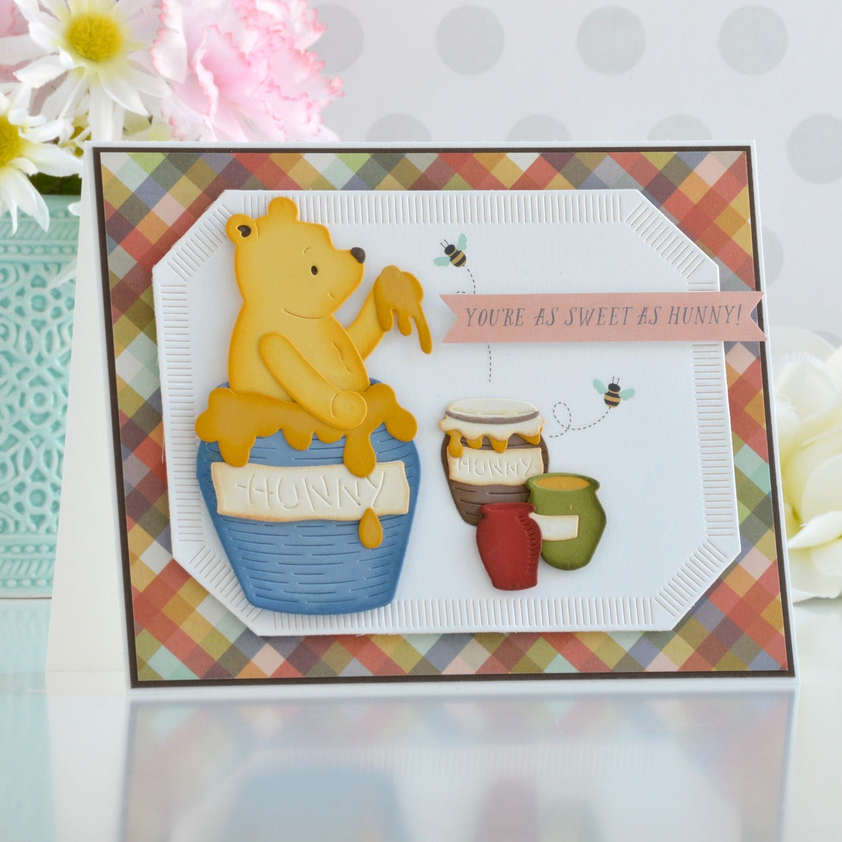 Spellbinders - Dies - Say Cheese Classic Pooh - Pooh's Hunny Pot