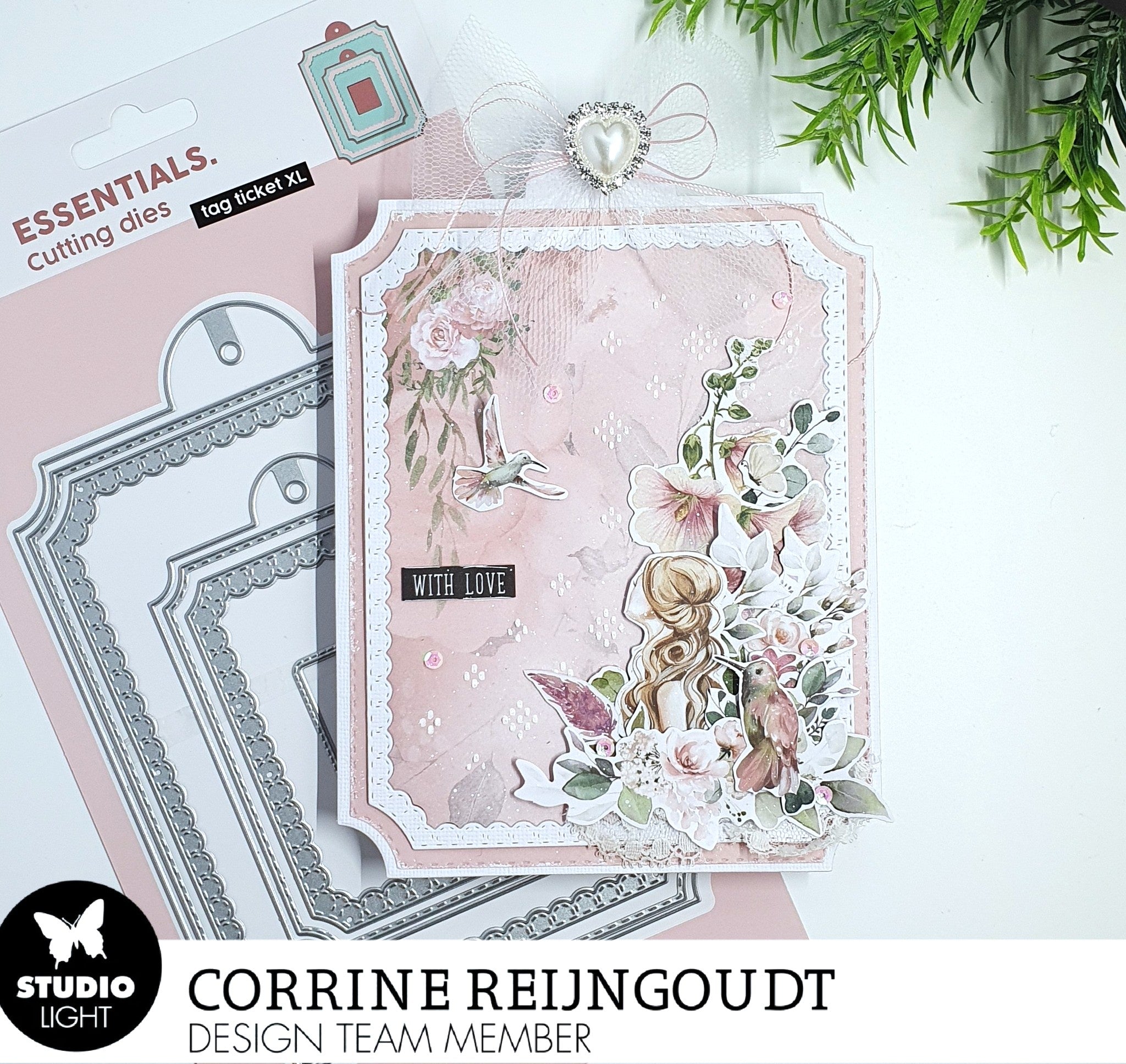 Studiolight Essentials Dies - Creative Craftlab - Tag Ticket XL
