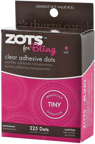 Zots - Minuscule Tiny - Clear  1/8"