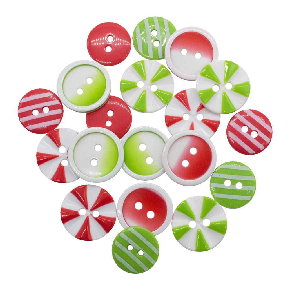 Buttons Galore -  Color of Christmas Buttons