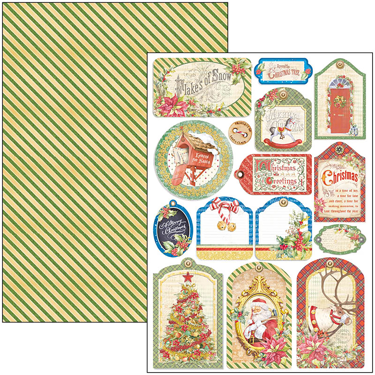 Ciao Bella - Dear Santa - Paper Pack   (9 ark) A4