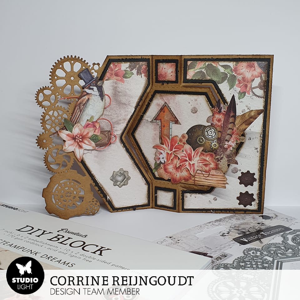 Studiolight - Dies - Vintage Treasures  - Card Shape Industrial