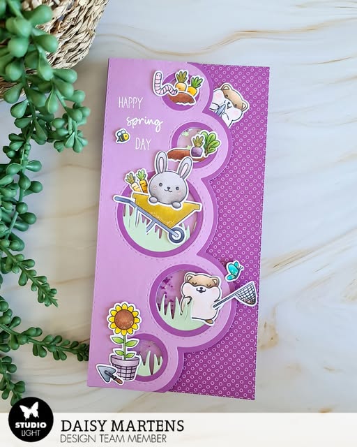 Studiolight Essentials Dies - Creative Craftlab - Stitched circle border