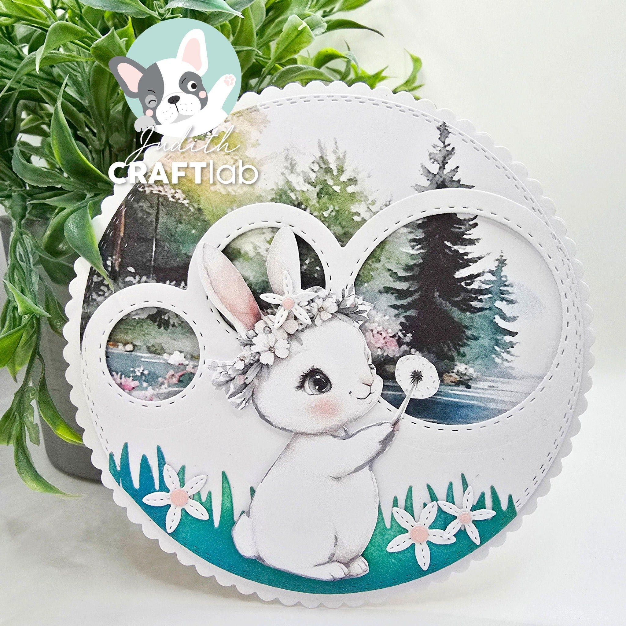 Studiolight Essentials Dies - Creative Craftlab - Stitched circle border