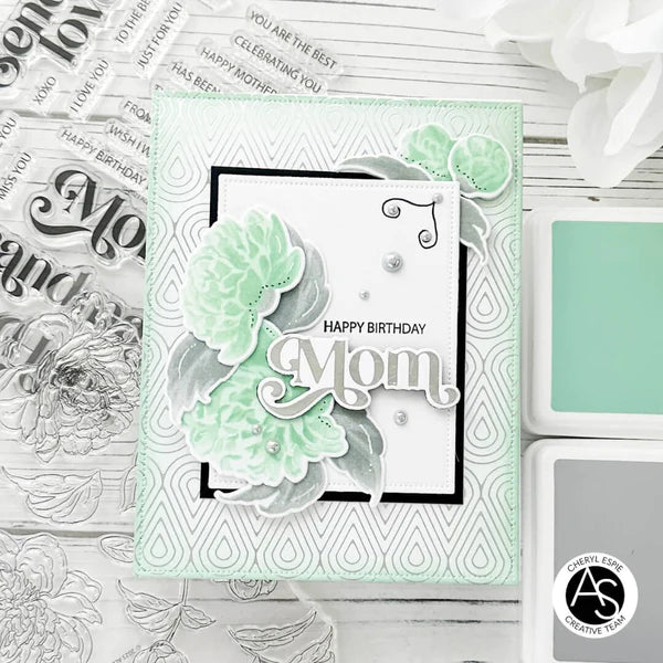 Alex Syberia Designs - Clear stamp set - For Her Sentiments