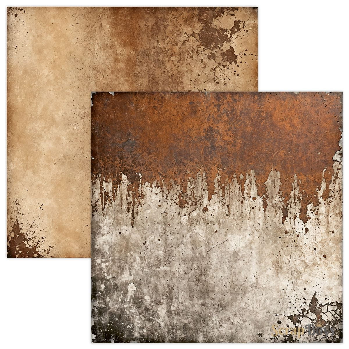 Scrapboys - Rusty Paper Pack -  12x12"