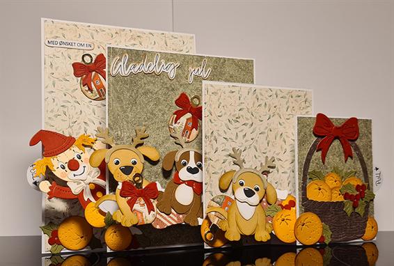 By Lene Design - Dies - Christmas Doggies