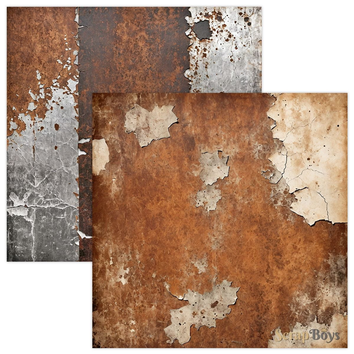 Scrapboys - Rusty Paper Pack -  12x12"