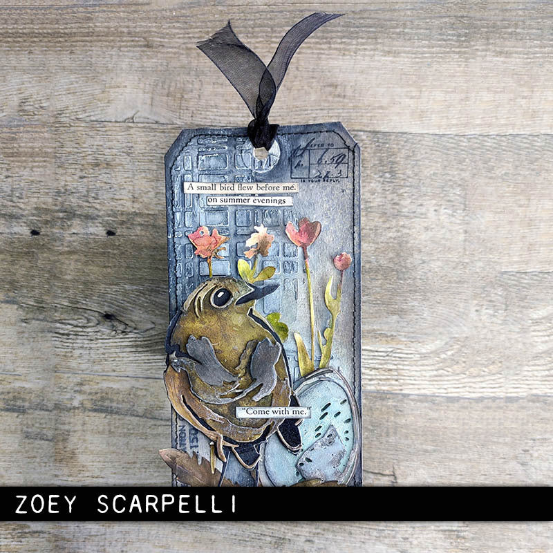 Sizzix - Tim Holtz Alterations - Thinlits Colorize - Bird & Egg