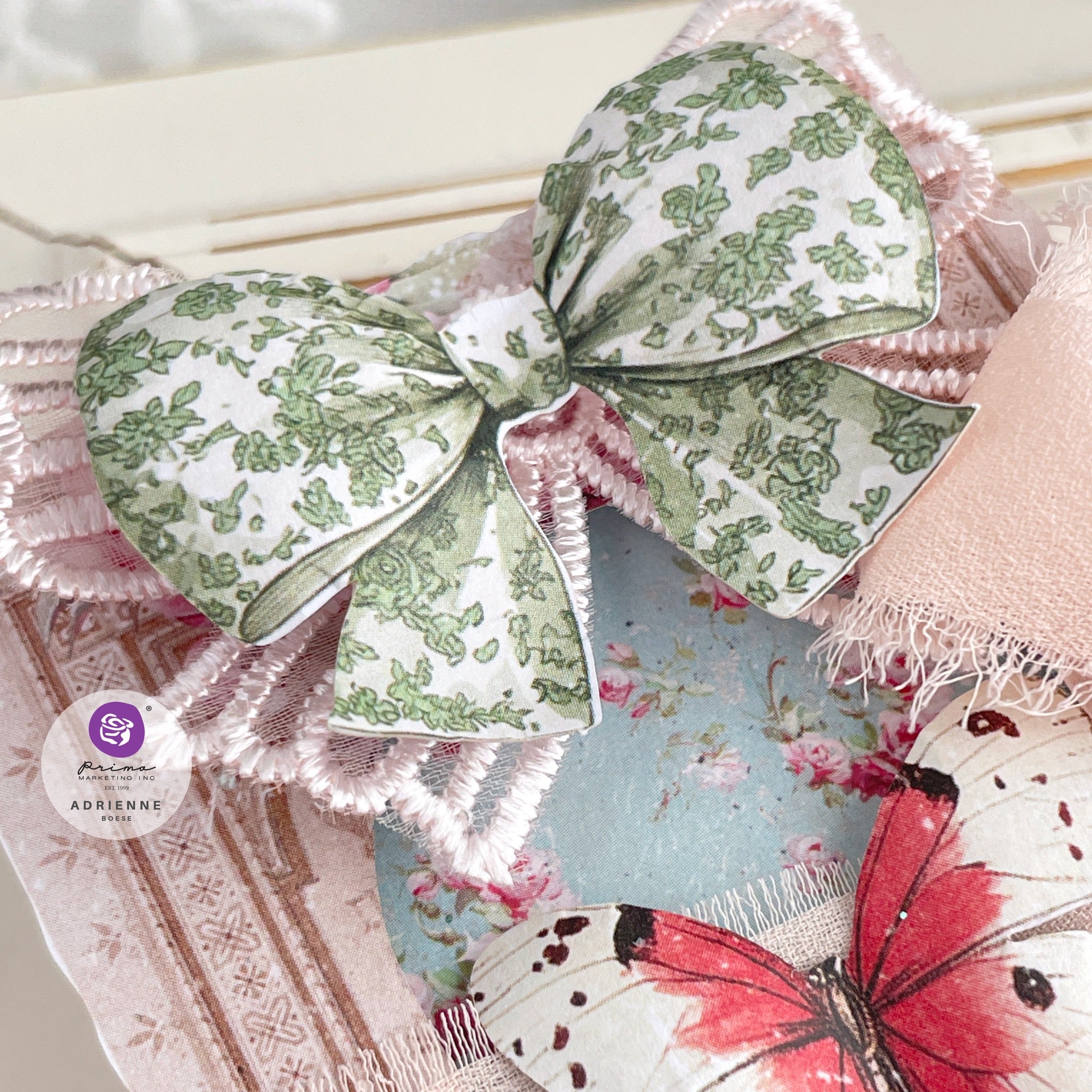 Prima - Cherry Sweet - Ephemera - Bows & Butterflies