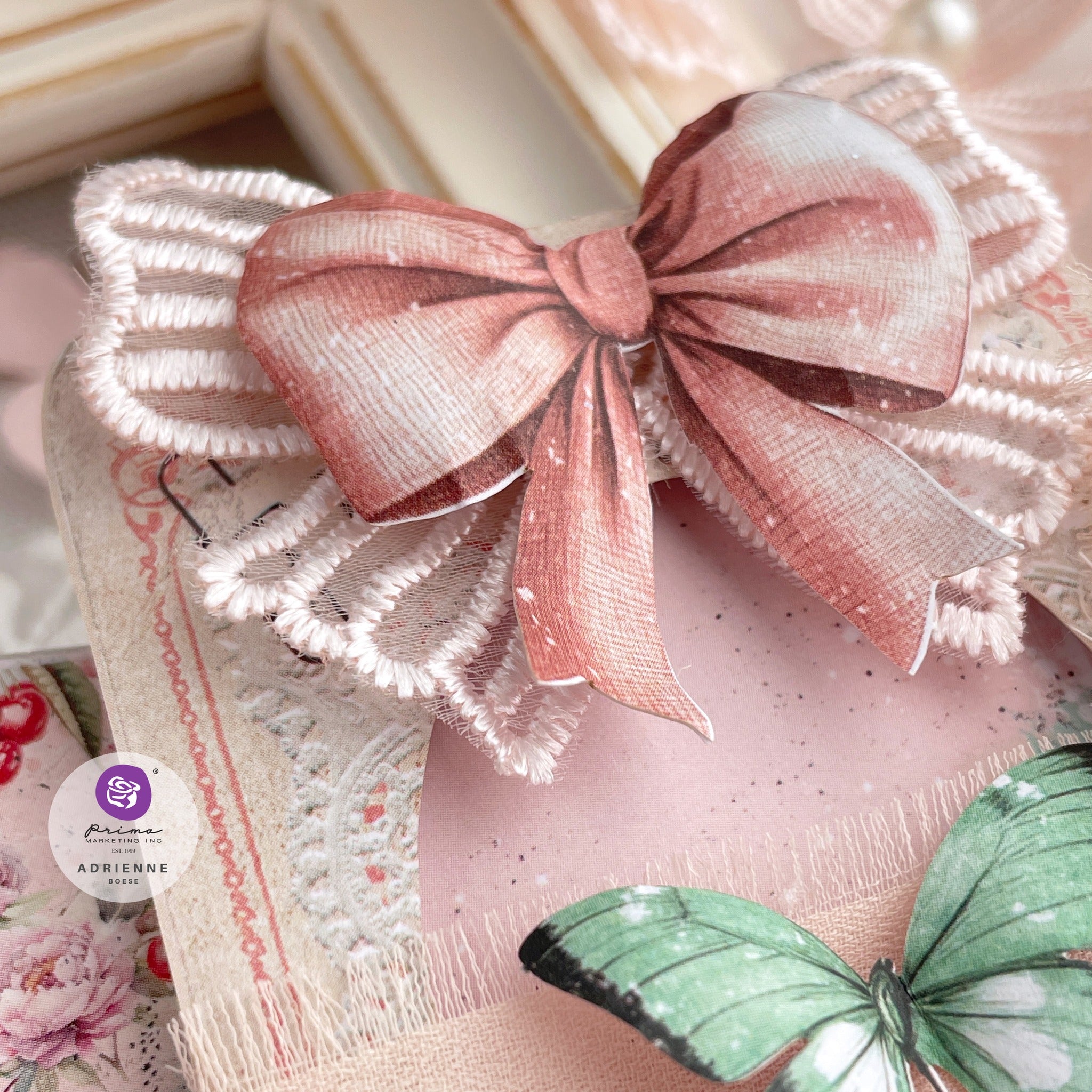 Prima - Cherry Sweet - Ephemera - Bows & Butterflies