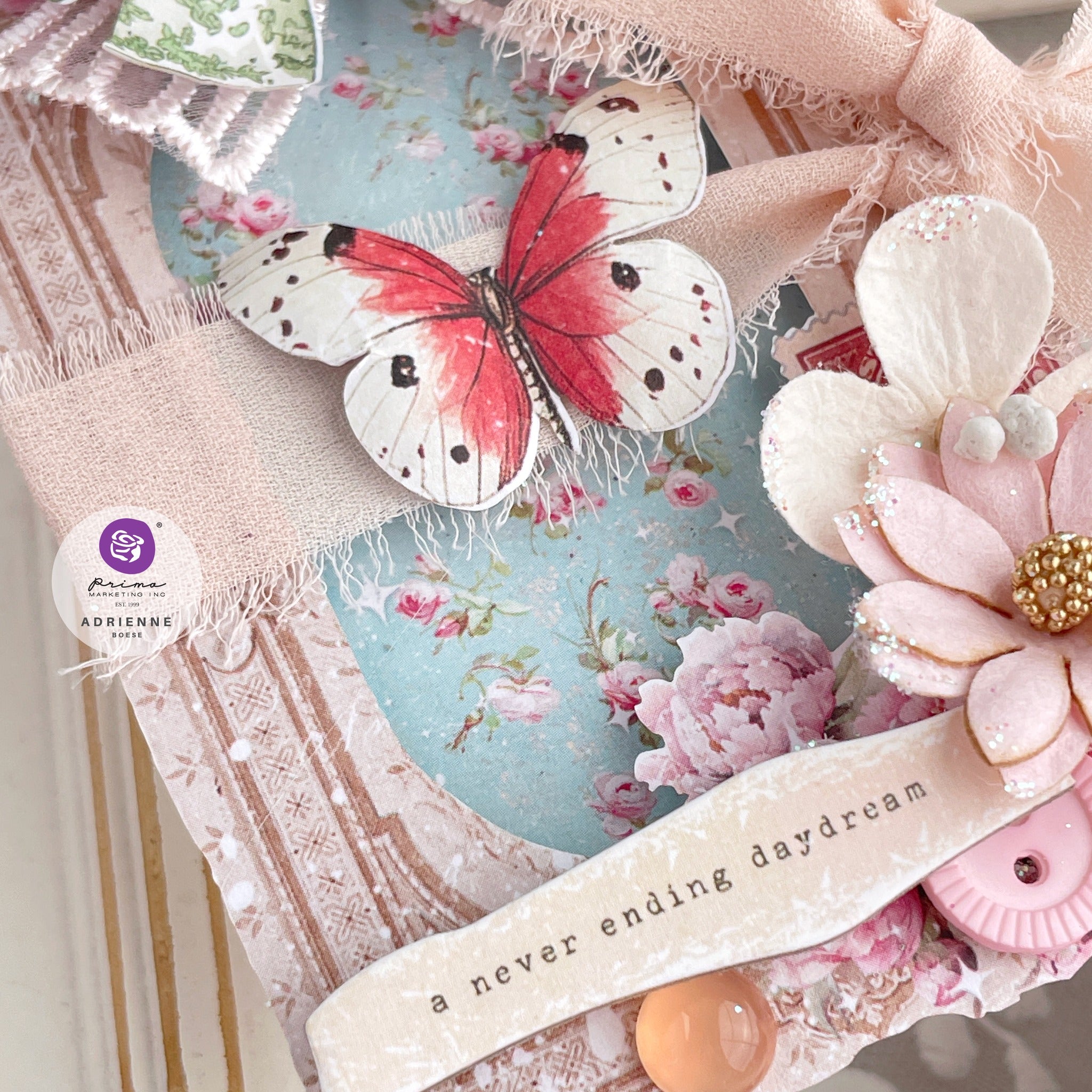 Prima - Cherry Sweet - Ephemera - Bows & Butterflies