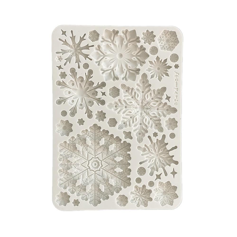 Stamperia  - Silicon Mould -  Dewdrops - Snowflakes - A5