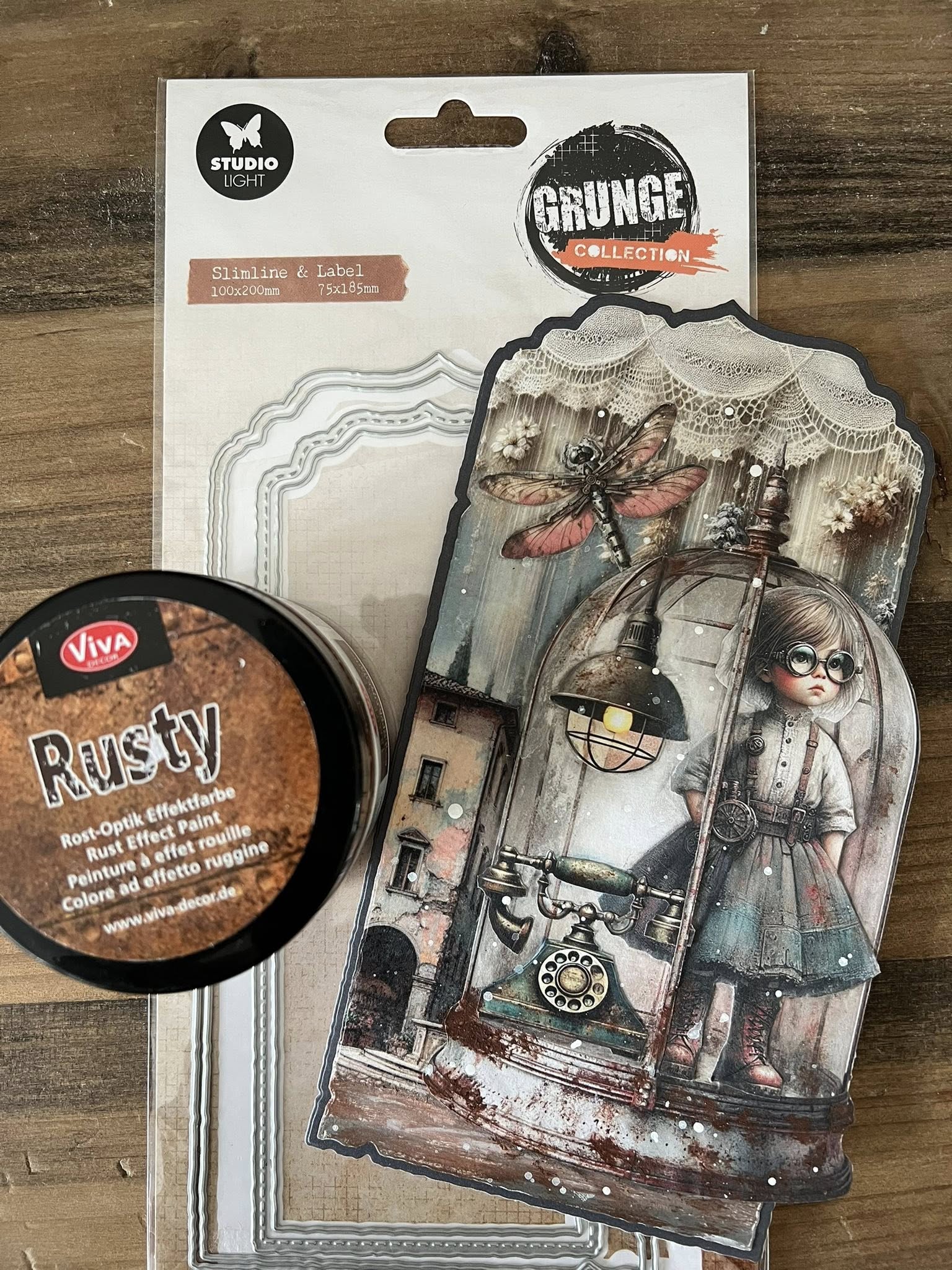 Studiolight - Dies - Slimline & Label Grung Cutting Dies