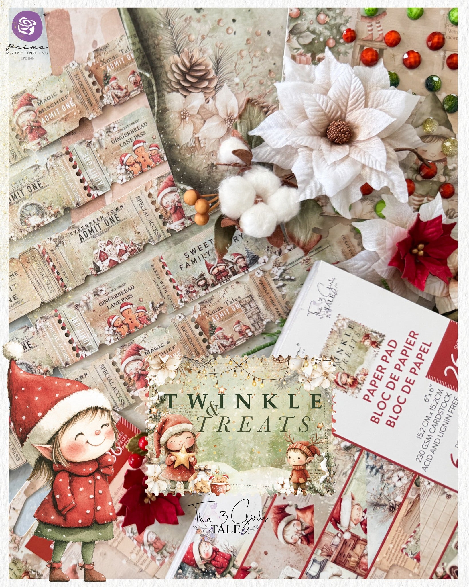 Prima - Twinkle & Treats - Ephemera Tickets