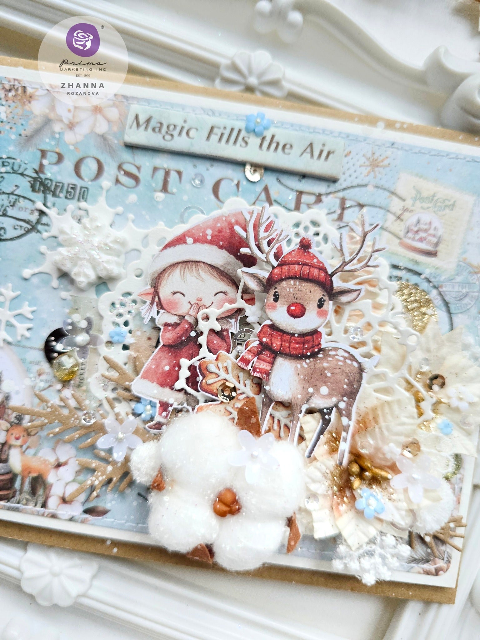 Prima - Twinkle & Treats - Flowers - Frosted Petals