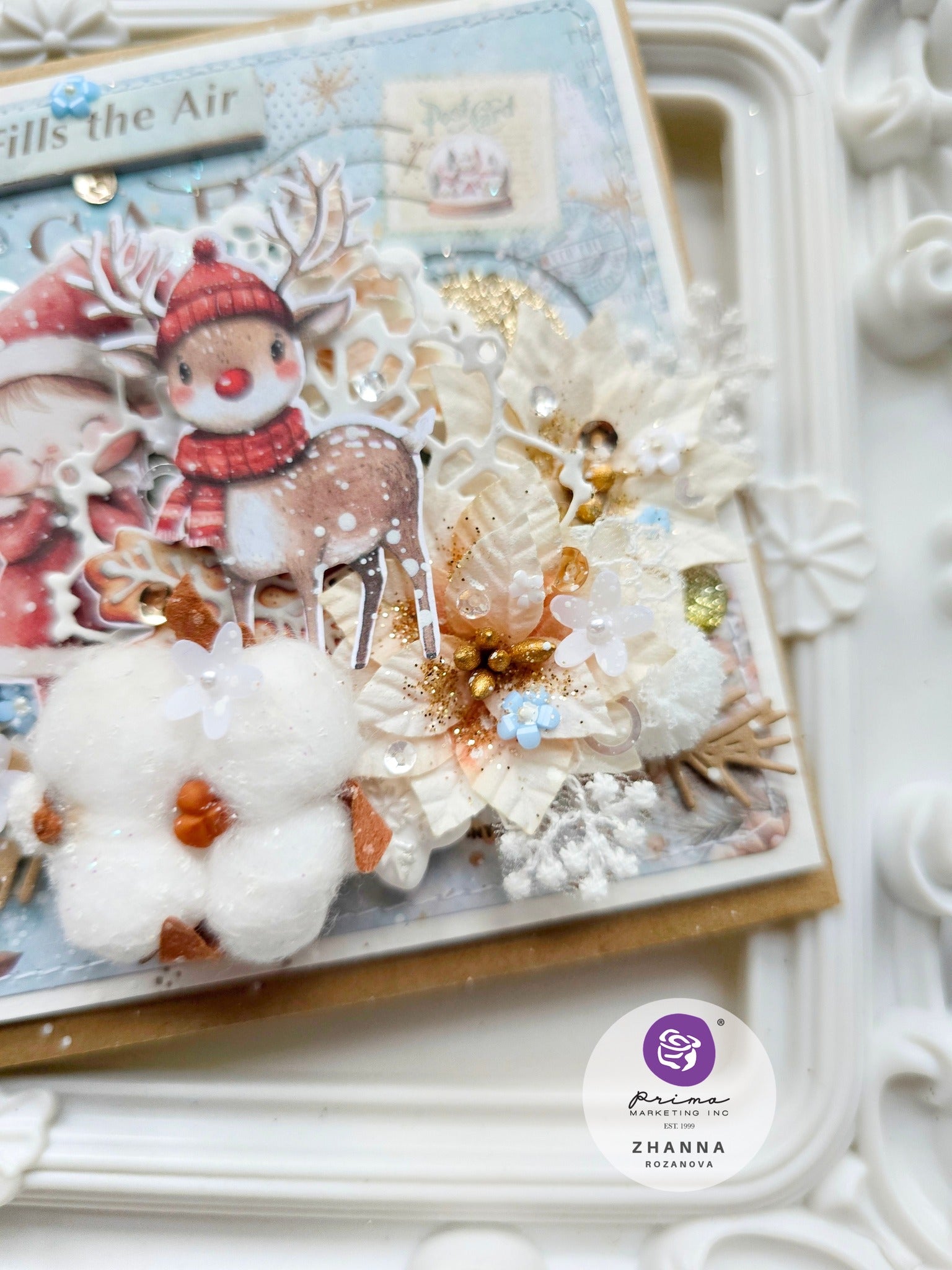 Prima - Twinkle & Treats - Flowers - Frosted Petals