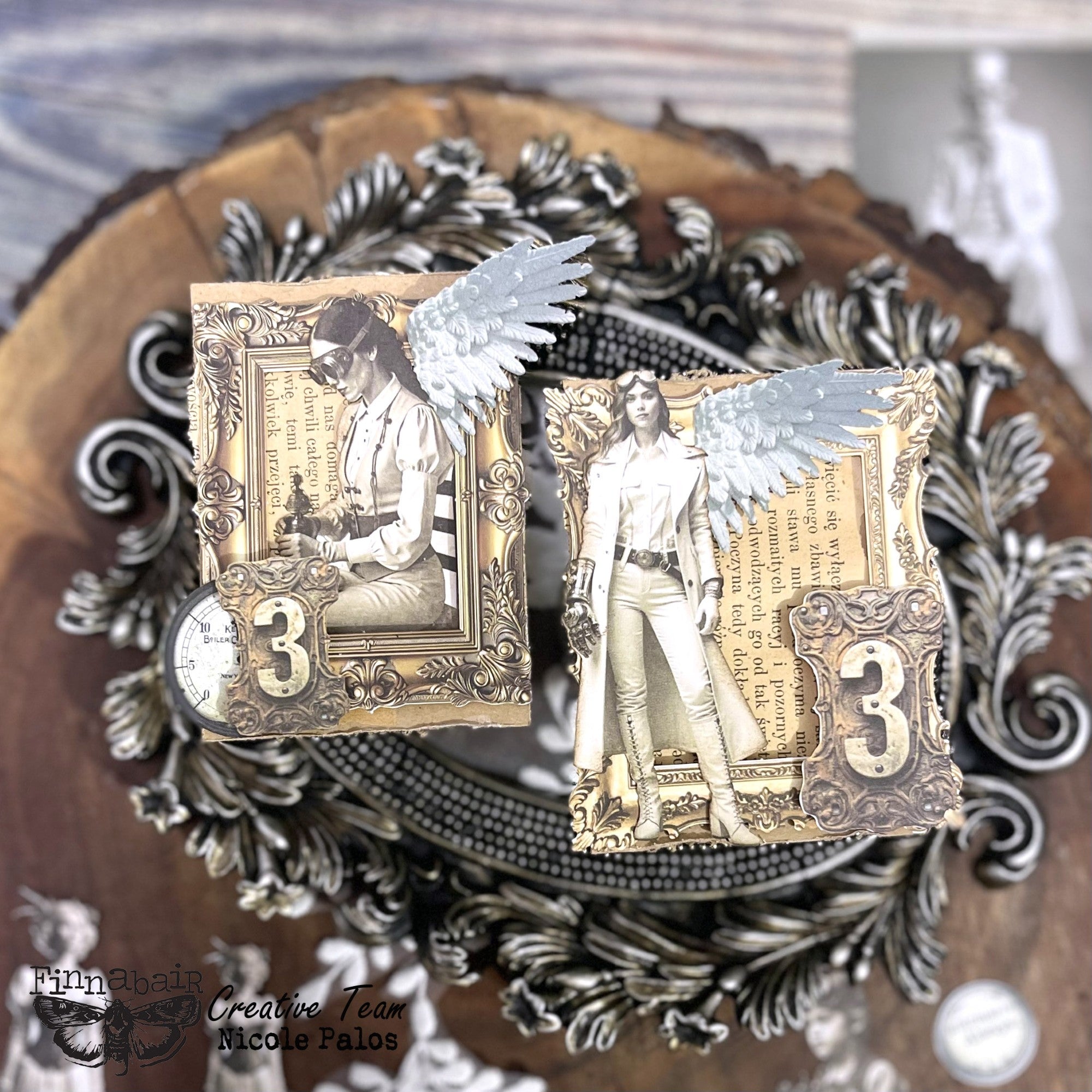 Prima - Finnabair Ephemera - Steam and Frost