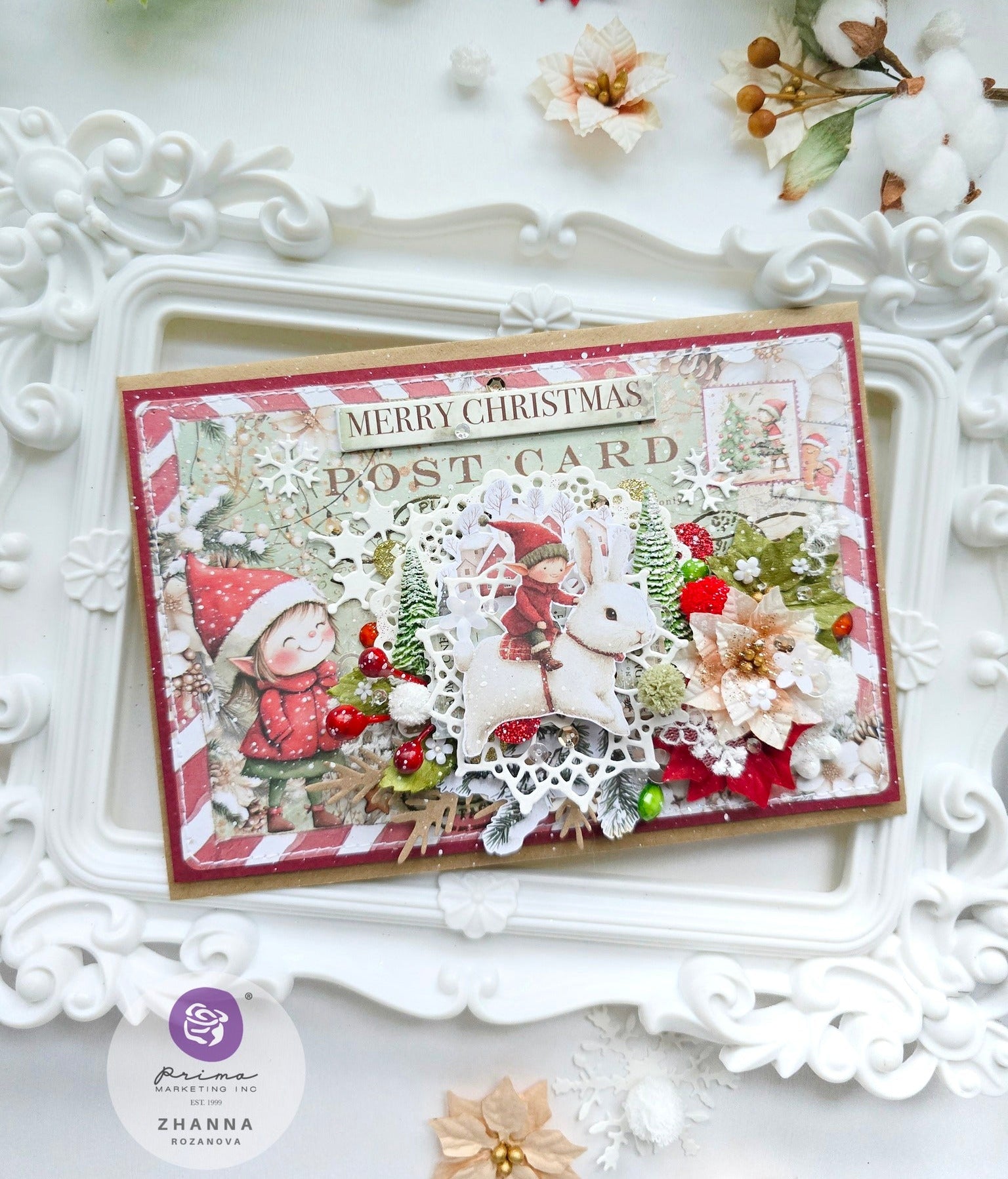 Prima - Twinkle & Treats - Flowers - Holiday Blooms
