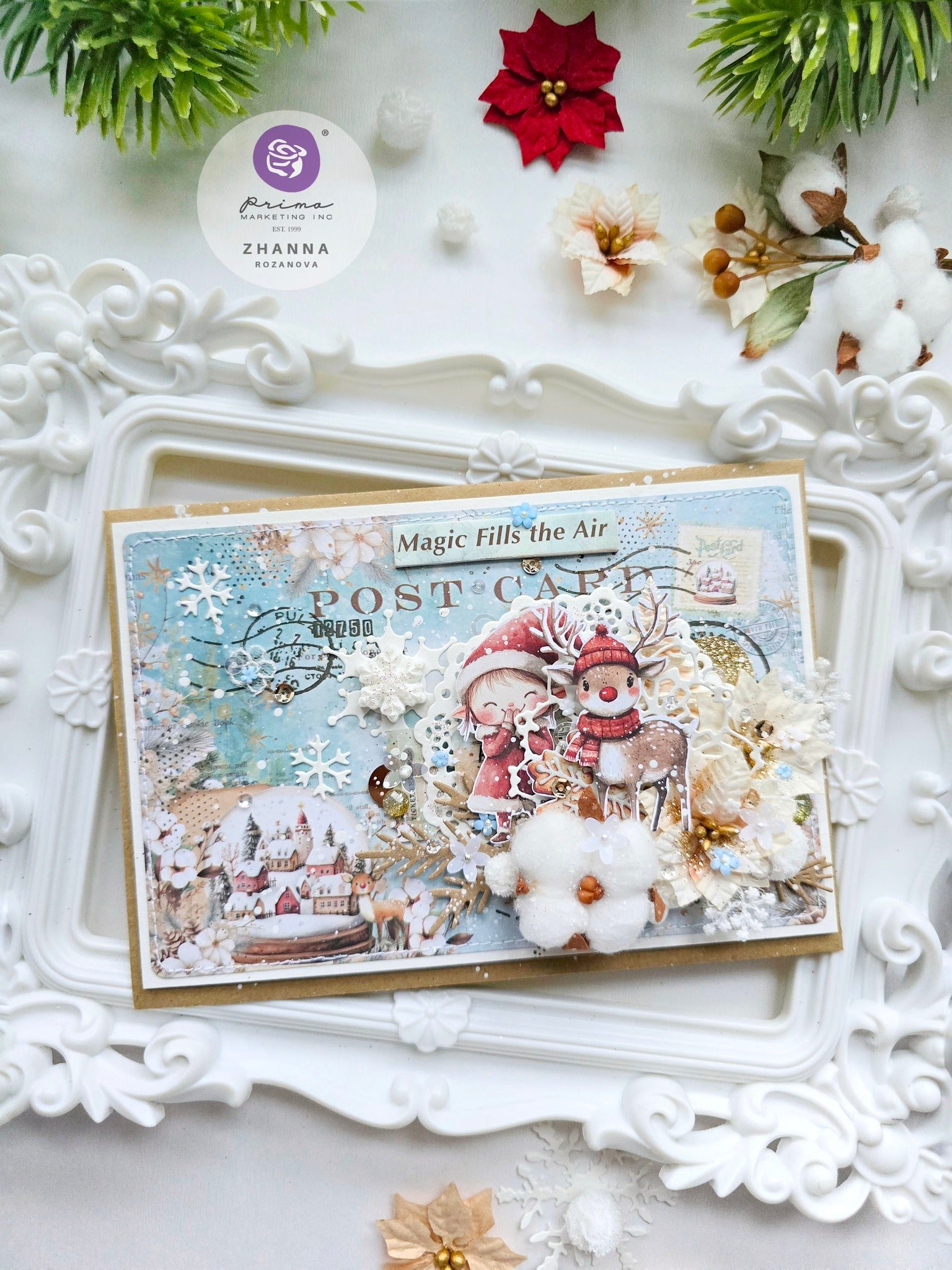 Prima - Twinkle & Treats - Flowers - Frosted Petals