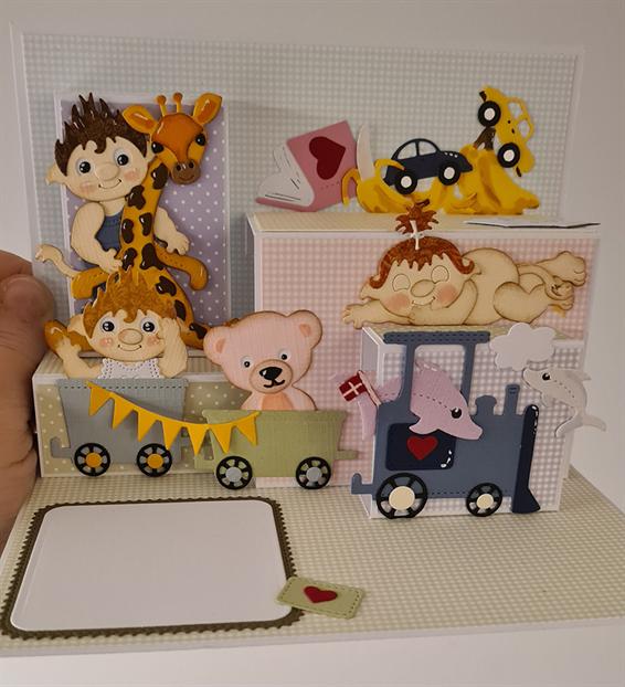 By Lene Design - Dies - Baby Trolls BLD1839
