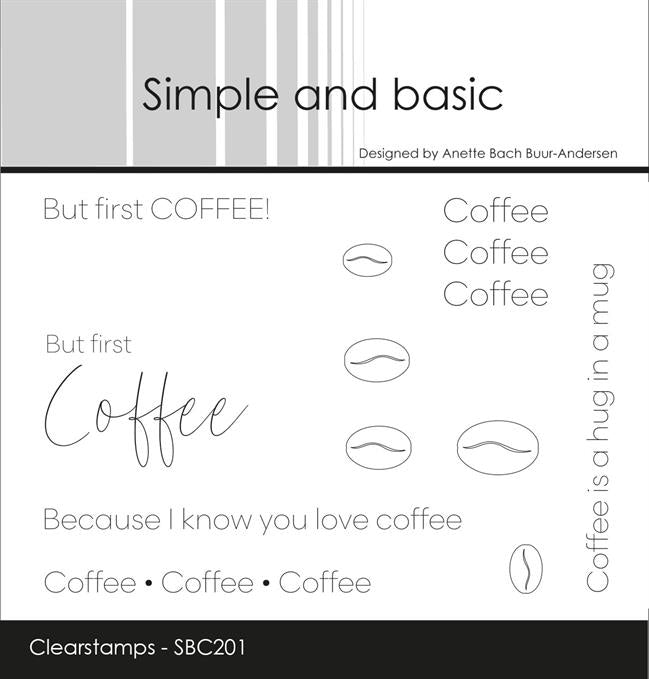 Simple and Basic - Clear Stamp - But first Coffee!