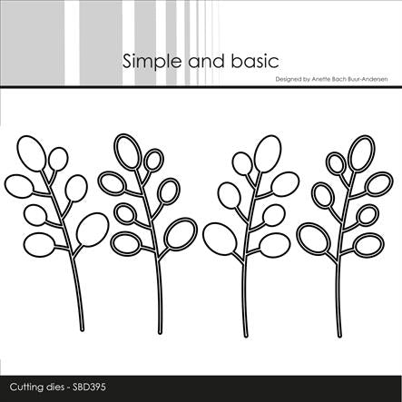 Simple and Basic - Dies - Bubble branches
