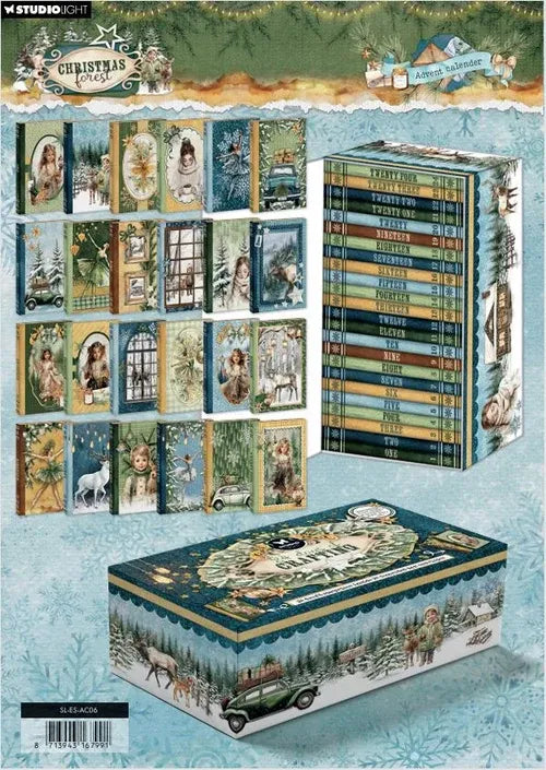 Studiolight - Advent Calender - 24 Days of Crafts - Forhåndssalg (Utsendelse fra midten av uke 34)