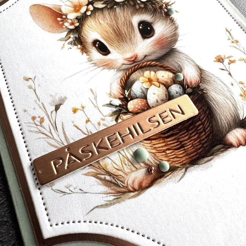 Simple and Basic Design Papers  - Easter Friends A6