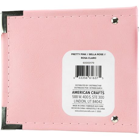 American Crafts - Project Life - 2 Ring Album Binder 4x4" - Pink