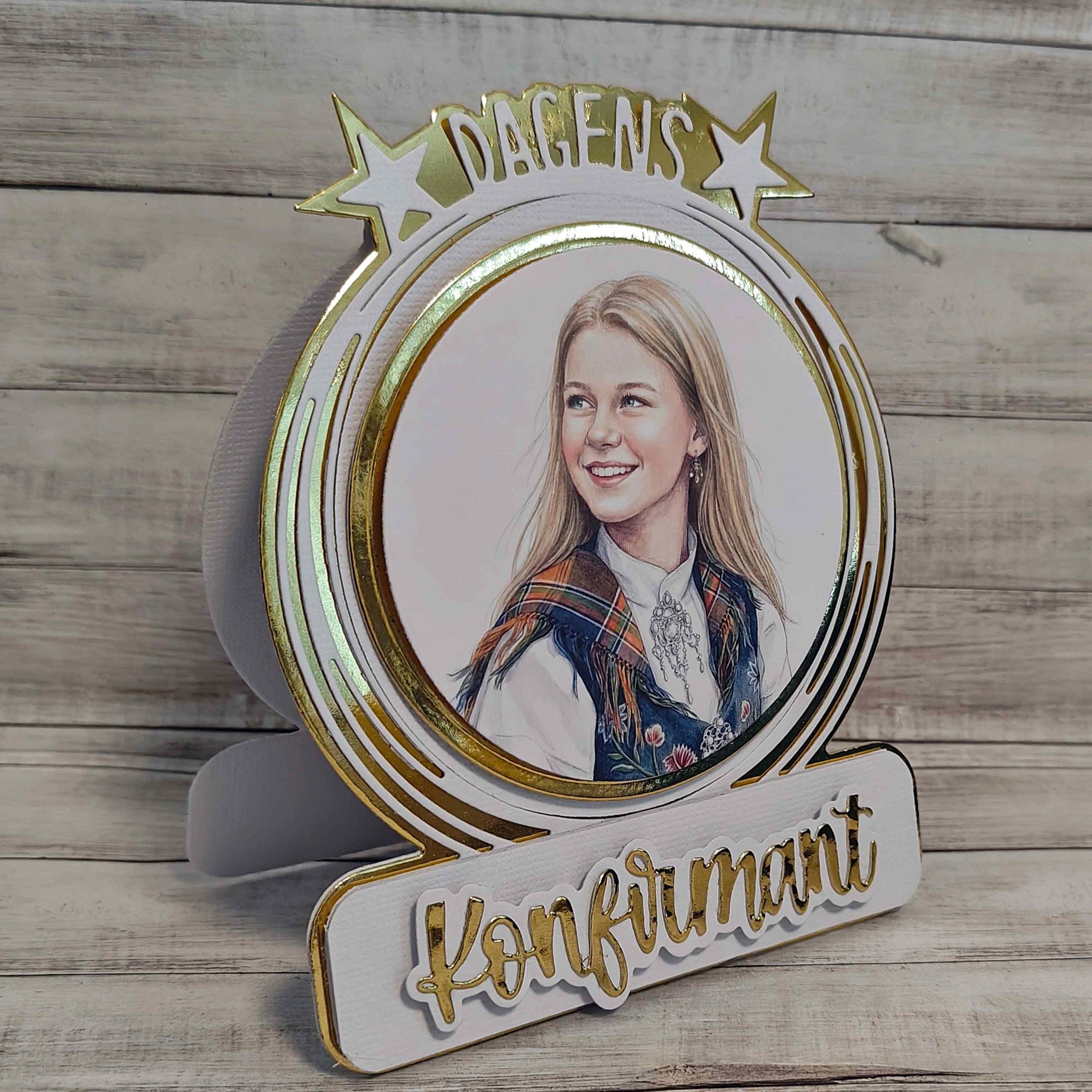 Papirdesign - Dies - Dagens konfirmant