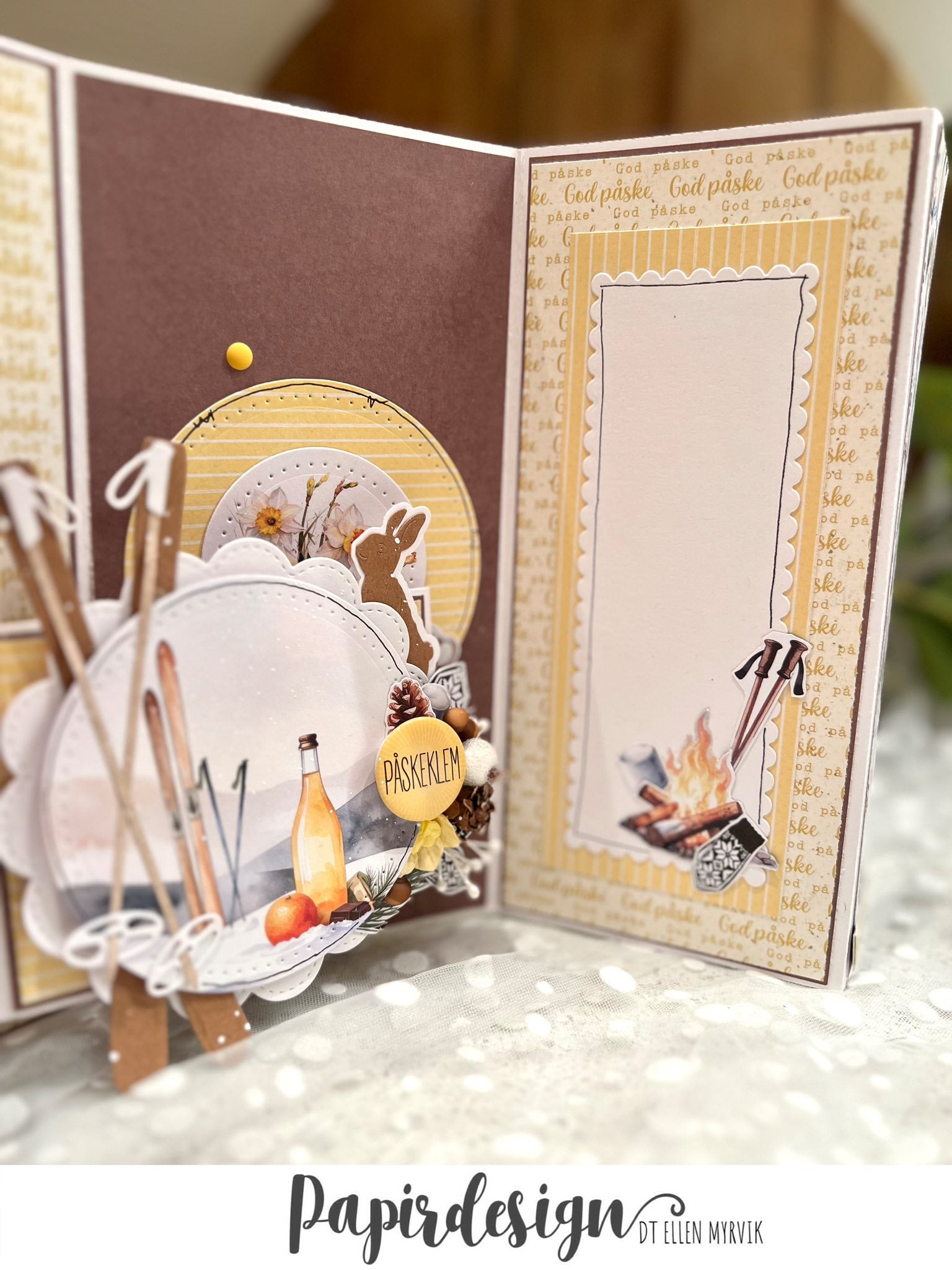 Papirdesign - Dies - Ski 2