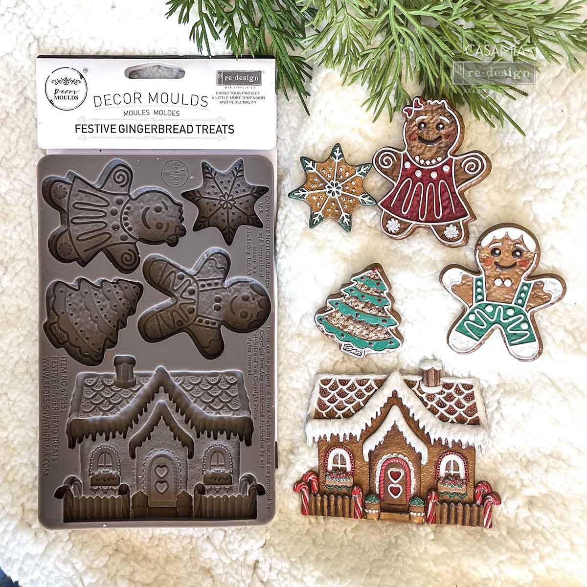 Prima - Redesign Mould - Festive Gingerbread Treats