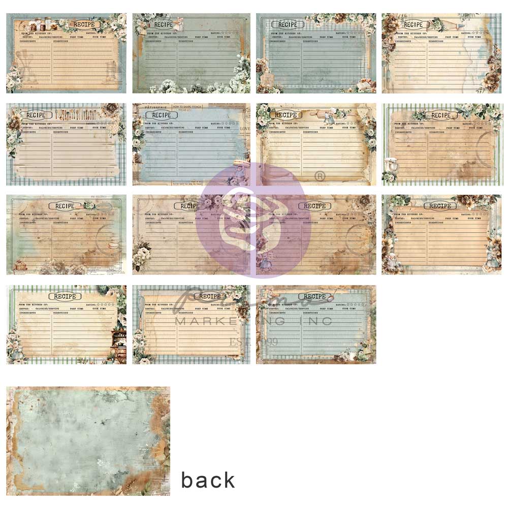 Prima - The home baker - 4x6" Journaling Pad