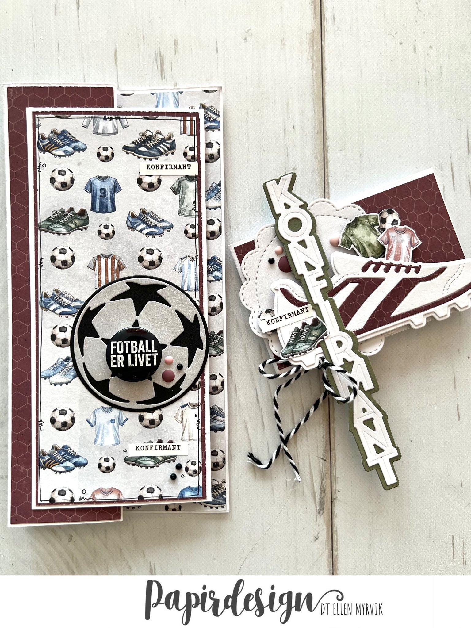 Papirdesign - Dies - Fotball