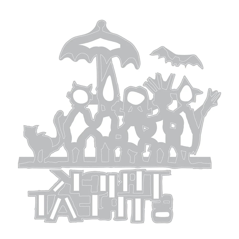Sizzix - Tim Holtz Alterations - Thinlits - Trick & Treat Dies