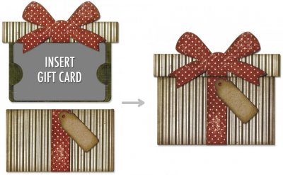Sizzix - Tim Holtz Alterations - Thinlits - Gift Card Dies