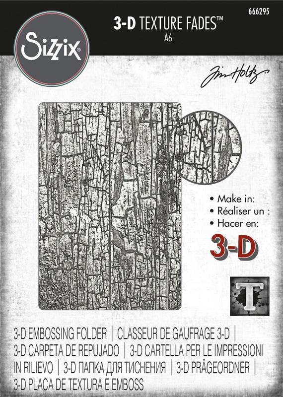 Tim Holtz - Embossing Folder - 3D - Cracked