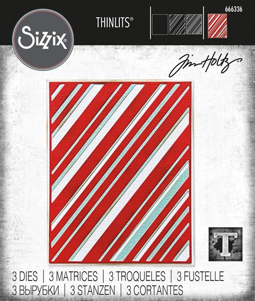 Sizzix - Tim Holtz  - Thinlits - Layered Stripes