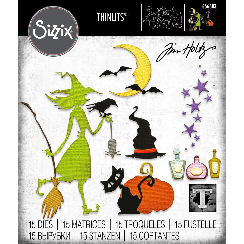 Sizzix - Tim Holtz - Thinlits Dies - Vault 2024 - Wicked