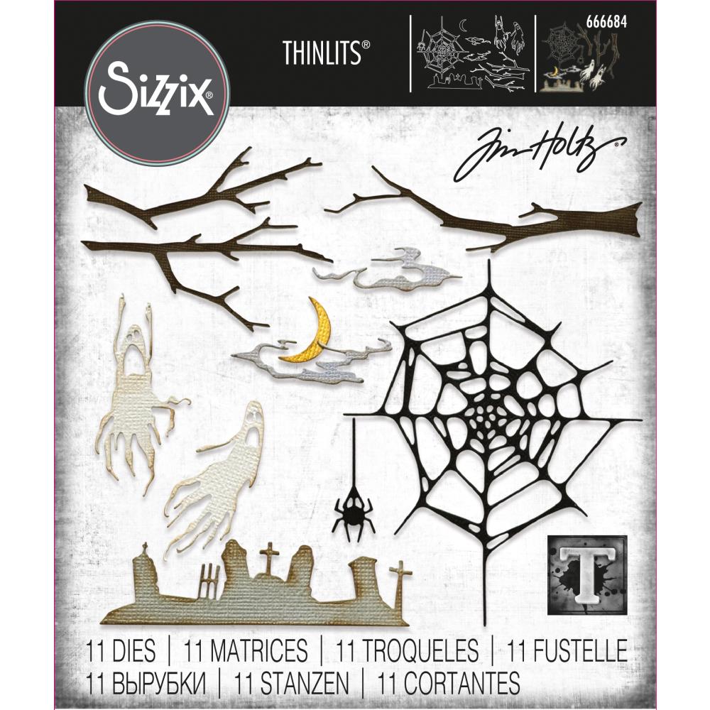 Sizzix - Tim Holtz - Thinlits Dies - Vault 2024 - Fright Night