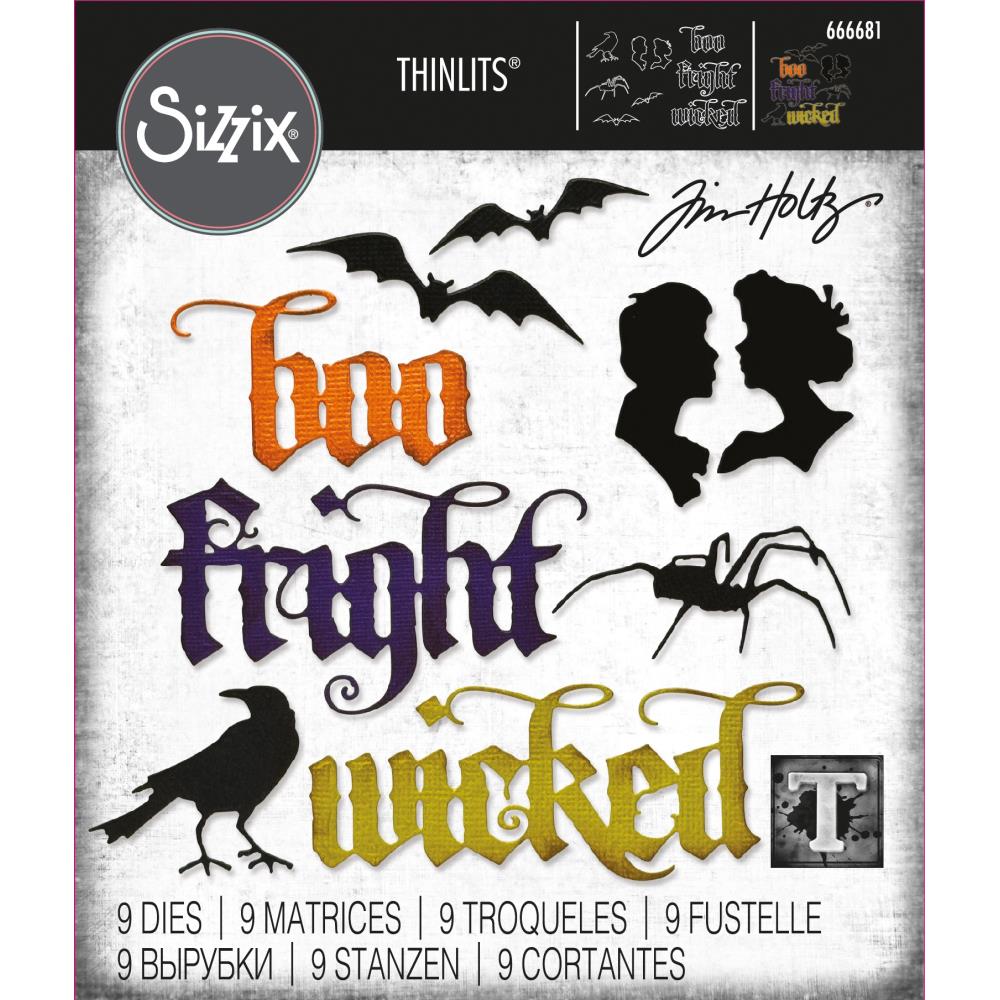 Sizzix - Tim Holtz - Thinlits Dies - Vault 2024 - Gothic portraits