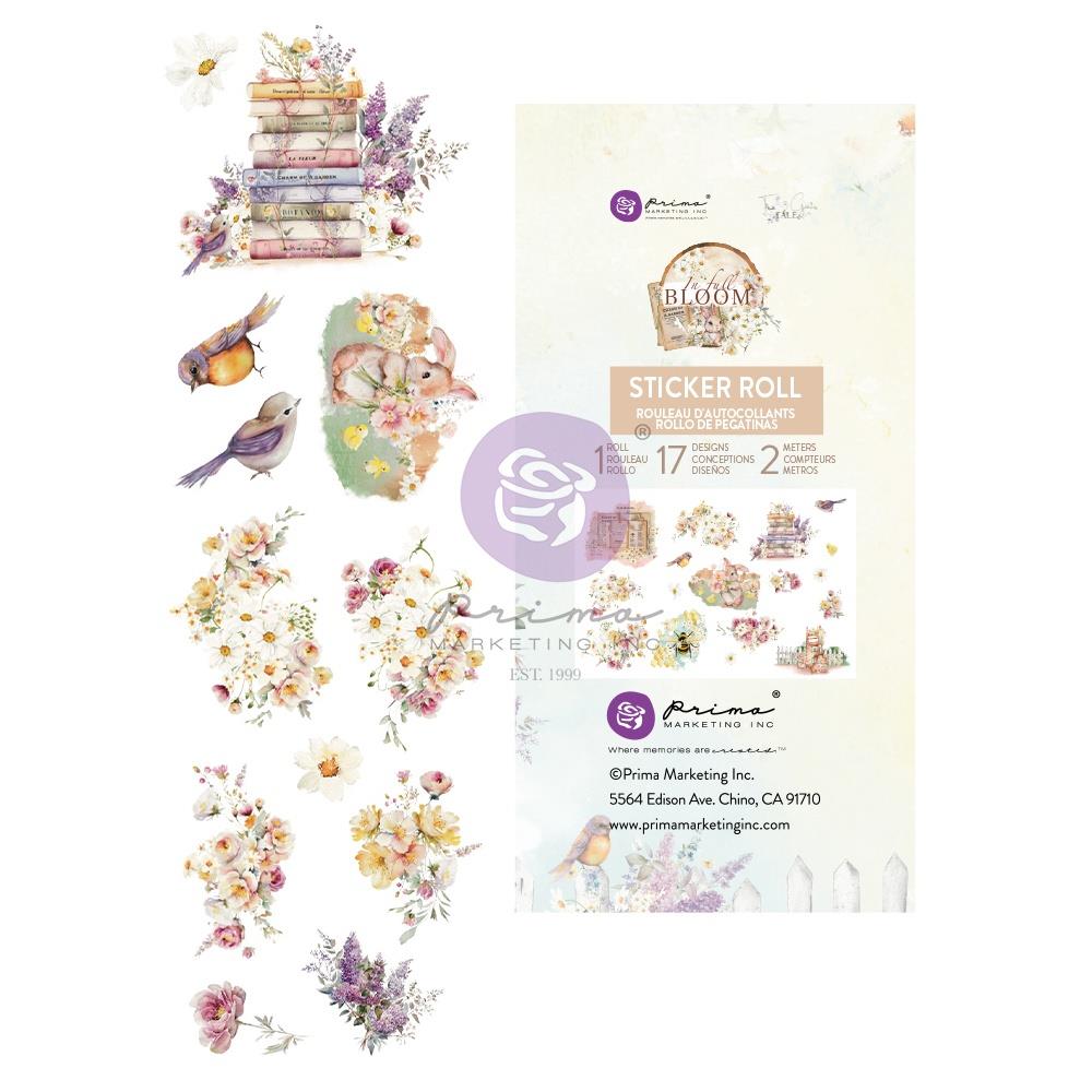 Prima - In Full Bloom - Sticker Roll