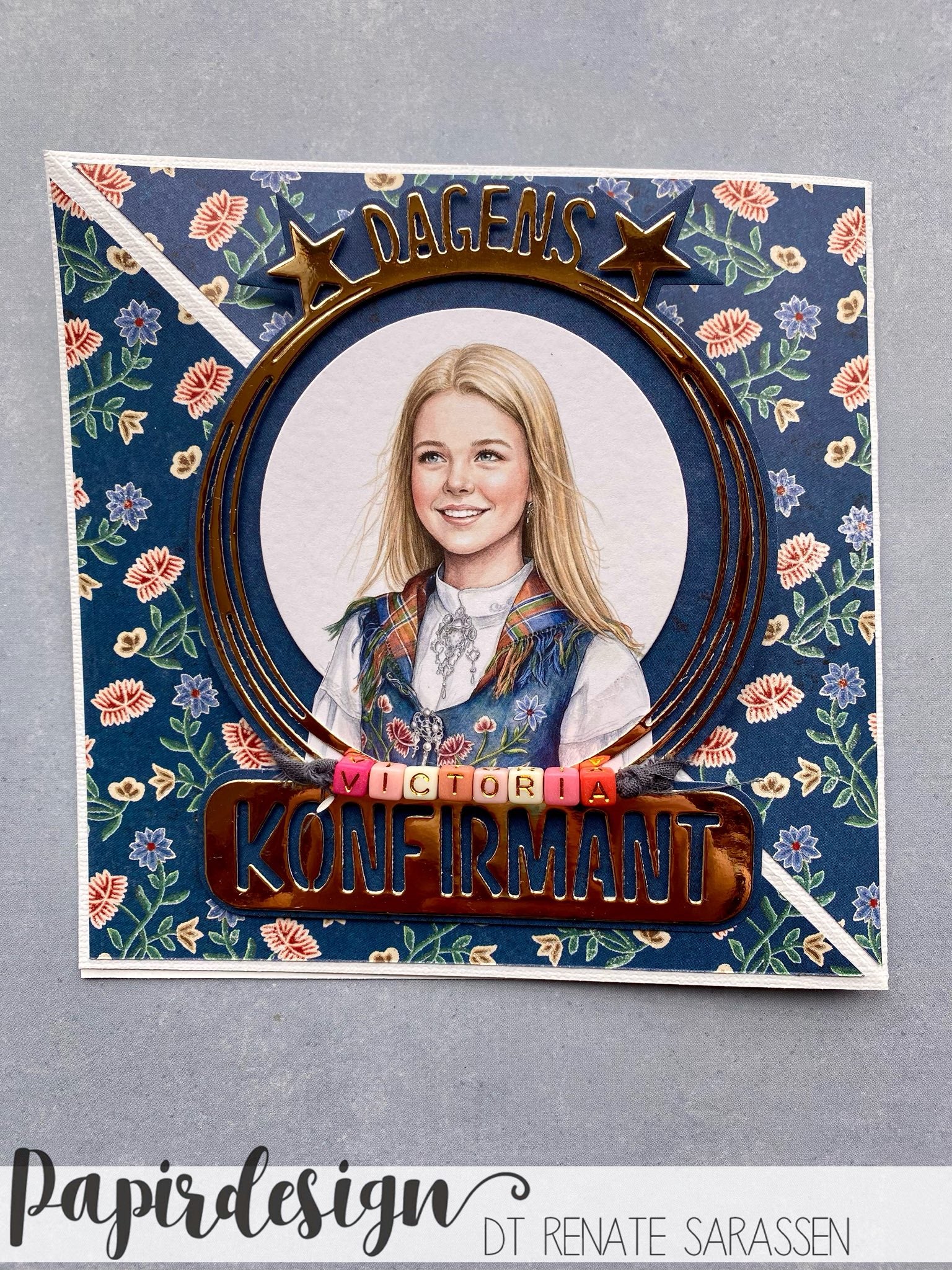Papirdesign - Dies - Dagens konfirmant