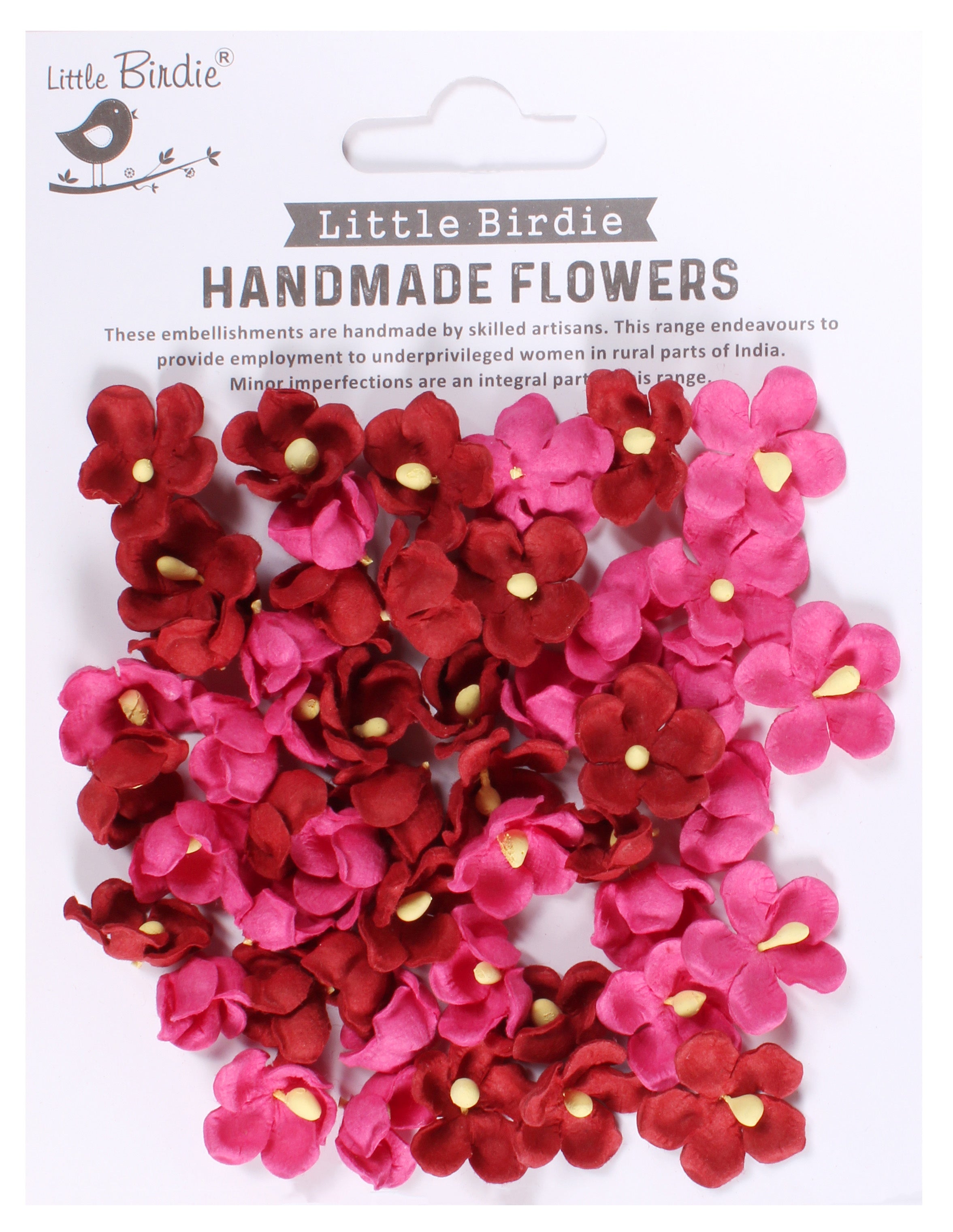 Little Birdie - Paula paper flowers  - Candy Mix