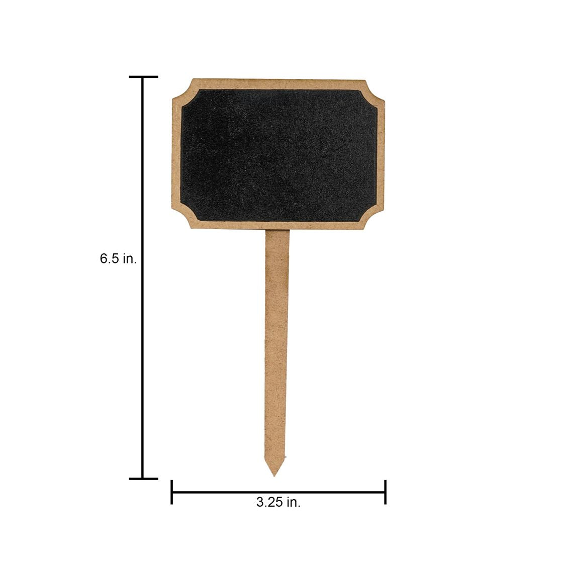 Little Birdie - Mini Chalk Tabletop Sign - Ornate Rectangle