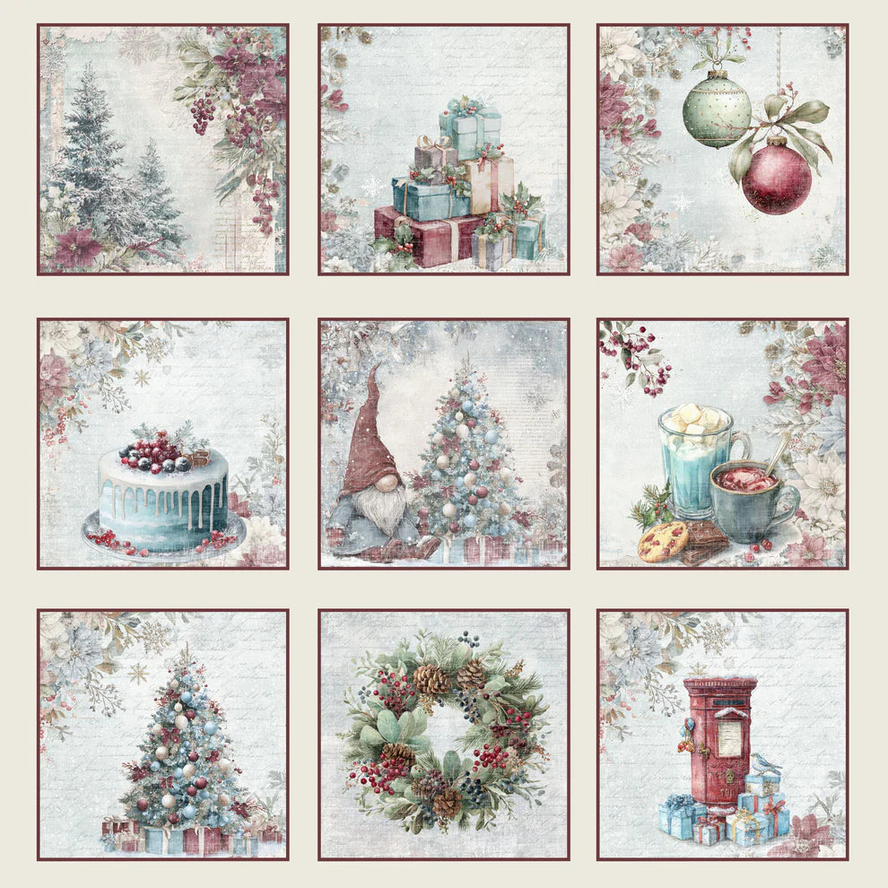 Reprint - Deck the Halls - Tags - 12 x 12"